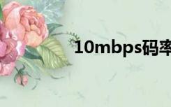 10mbps码率（10mbps）