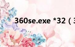 360se.exe *32（360se exe是什么）