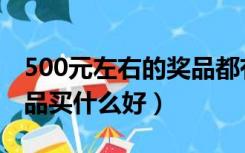 500元左右的奖品都有什么（500元左右的奖品买什么好）