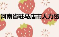 河南省驻马店市人力资源和社会保障局在哪儿