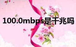 100.0mbps是千兆吗（100 0mbps是几兆）