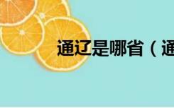 通辽是哪省（通辽属于哪个省）