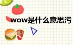 wow是什么意思污（wow是什么意思）