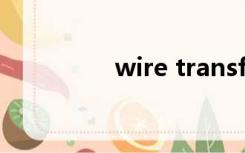 wire transfer number