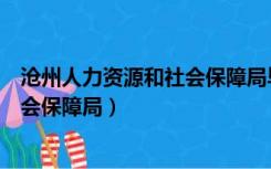 沧州人力资源和社会保障局毕业生报到（沧州人力资源和社会保障局）