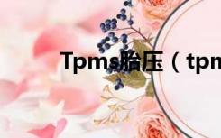 Tpms胎压（tpms胎压监测系统）