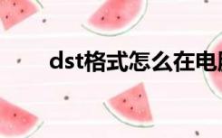 dst格式怎么在电脑打开（dst格式）