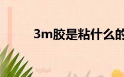 3m胶是粘什么的（3m胶是什么）