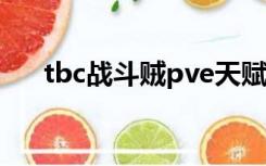 tbc战斗贼pve天赋（战斗贼pvp天赋）