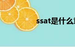 ssat是什么意思（ssat）