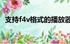 支持f4v格式的播放器（f4v用什么播放器）