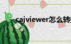 cajviewer怎么转换成word（cajv）