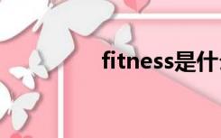 fitness是什么意思（fit）