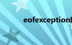 eofexception解决方法socket