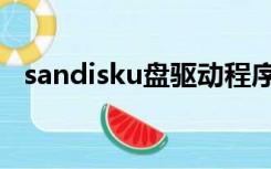 sandisku盘驱动程序（sandisku盘驱动）