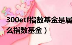 300etf指数基金是属于股票吗?（300etf是什么指数基金）