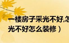 一楼房子采光不好,怎么装修效果图（一楼采光不好怎么装修）