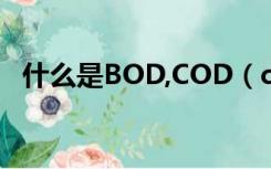 什么是BOD,COD（cod bod是什么意思）