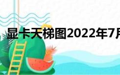 显卡天梯图2022年7月（显卡天梯图2017）