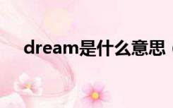 dream是什么意思（dram是什么意思）