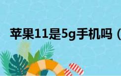 苹果11是5g手机吗（苹果12是5g手机吗）