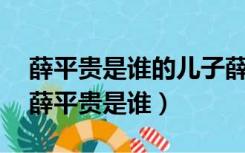 薛平贵是谁的儿子薛平贵是真实的人物吗?（薛平贵是谁）