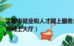 沈阳市就业和人才网上服务大厅电话（沈阳市就业和人才服务网上大厅）