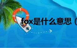 fox是什么意思（foc是什么意思）