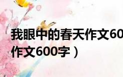 我眼中的春天作文600字开头（我眼中的春天作文600字）