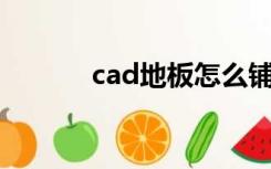 cad地板怎么铺（地板怎么铺）