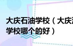 大庆石油学校（大庆油田教育中心与教育局的学校哪个的好）