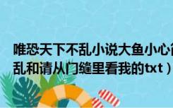 唯恐天下不乱小说大鱼小心简介（求小鱼大心的唯恐天下不乱和请从门缝里看我的txt）