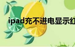 ipad充不进电显示红色（ipad充不进电）