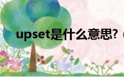 upset是什么意思?（upset是什么意思）