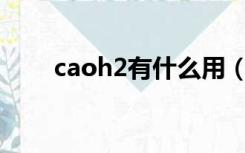 caoh2有什么用（Caoh2俗称什么）