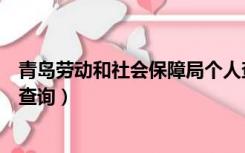 青岛劳动和社会保障局个人查询（青岛社会劳动保障网个人查询）