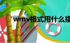 wmv格式用什么播放器打开（wmv）