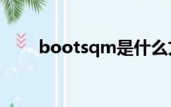 bootsqm是什么文件（bootsqm）