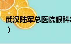 武汉陆军总医院眼科怎么样（武汉陆军总医院）