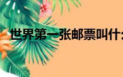 世界第一张邮票叫什么（世界第一张邮票）