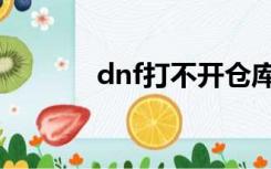 dnf打不开仓库（dnf打不开）