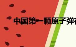 中国第一颗原子弹在哪一年爆炸成功？