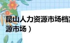 昆山人力资源市场档案中心电话（昆山人力资源市场）