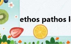 ethos pathos logos是什么意思