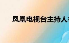 凤凰电视台主持人名单（凤凰电视台）