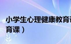 小学生心理健康教育课程（小学生心理健康教育课）