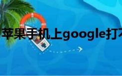 苹果手机上google打不开（google 打不开）