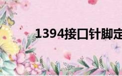 1394接口针脚定义（1394接口）