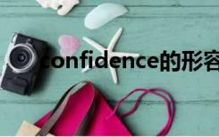 confidence的形容词（confidence）