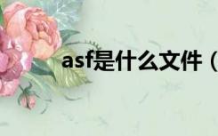 asf是什么文件（asf是什么格式）